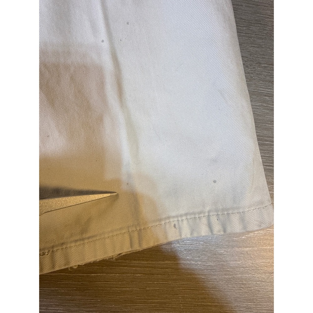 Polo Jeans Co Ralph Lauren Mens 33x33 Off White Straight Leg Cotton Pants - Picture 13 of 14